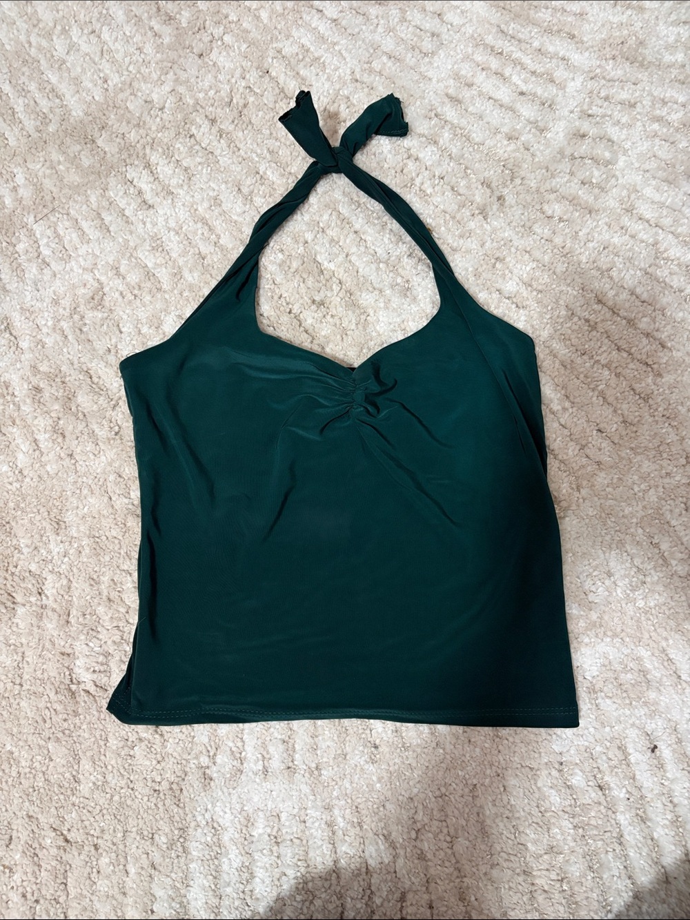 Tilly's Dark Green Halter Camisole